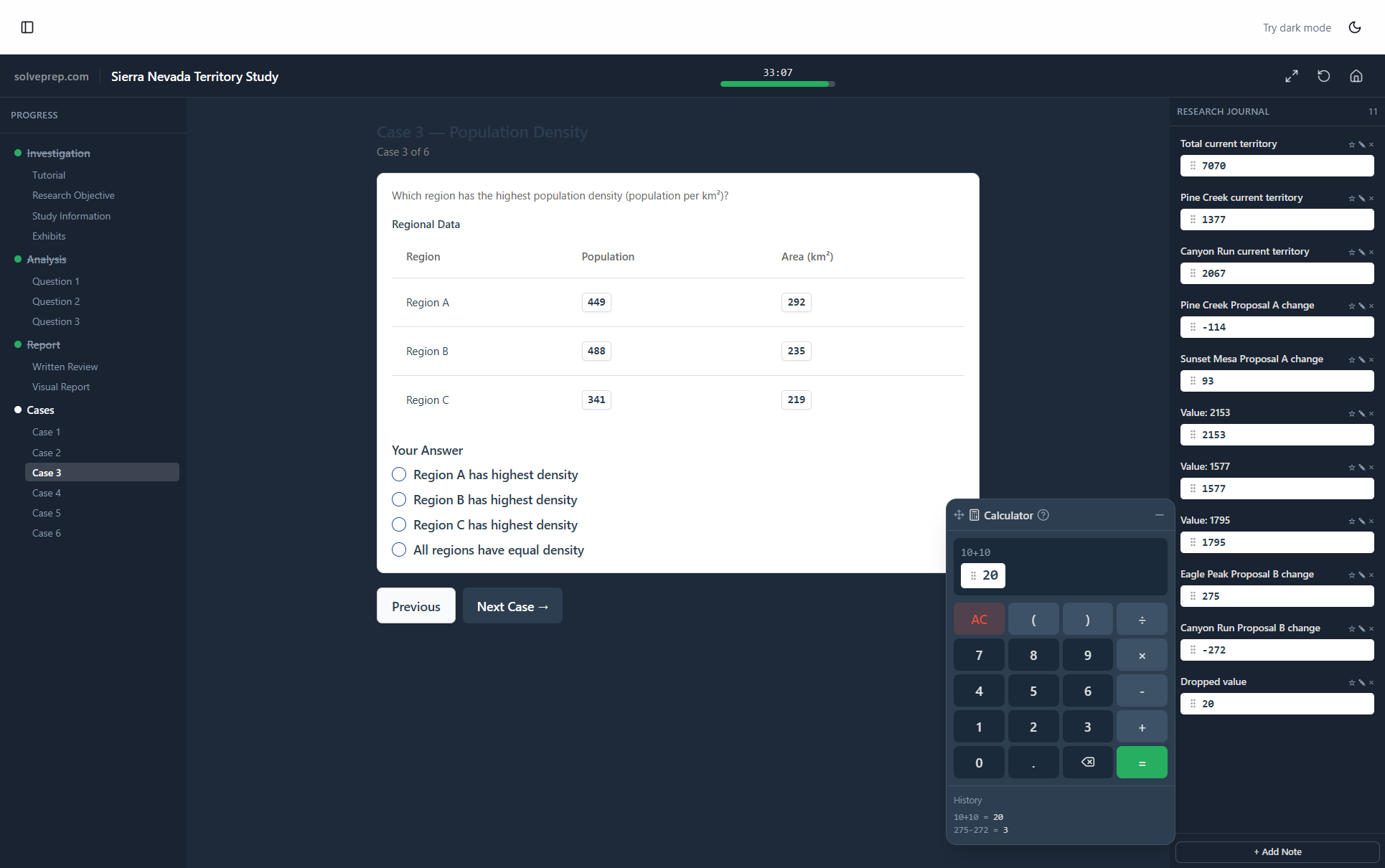 McKinsey Solve Red Rock Study timed practice scenario